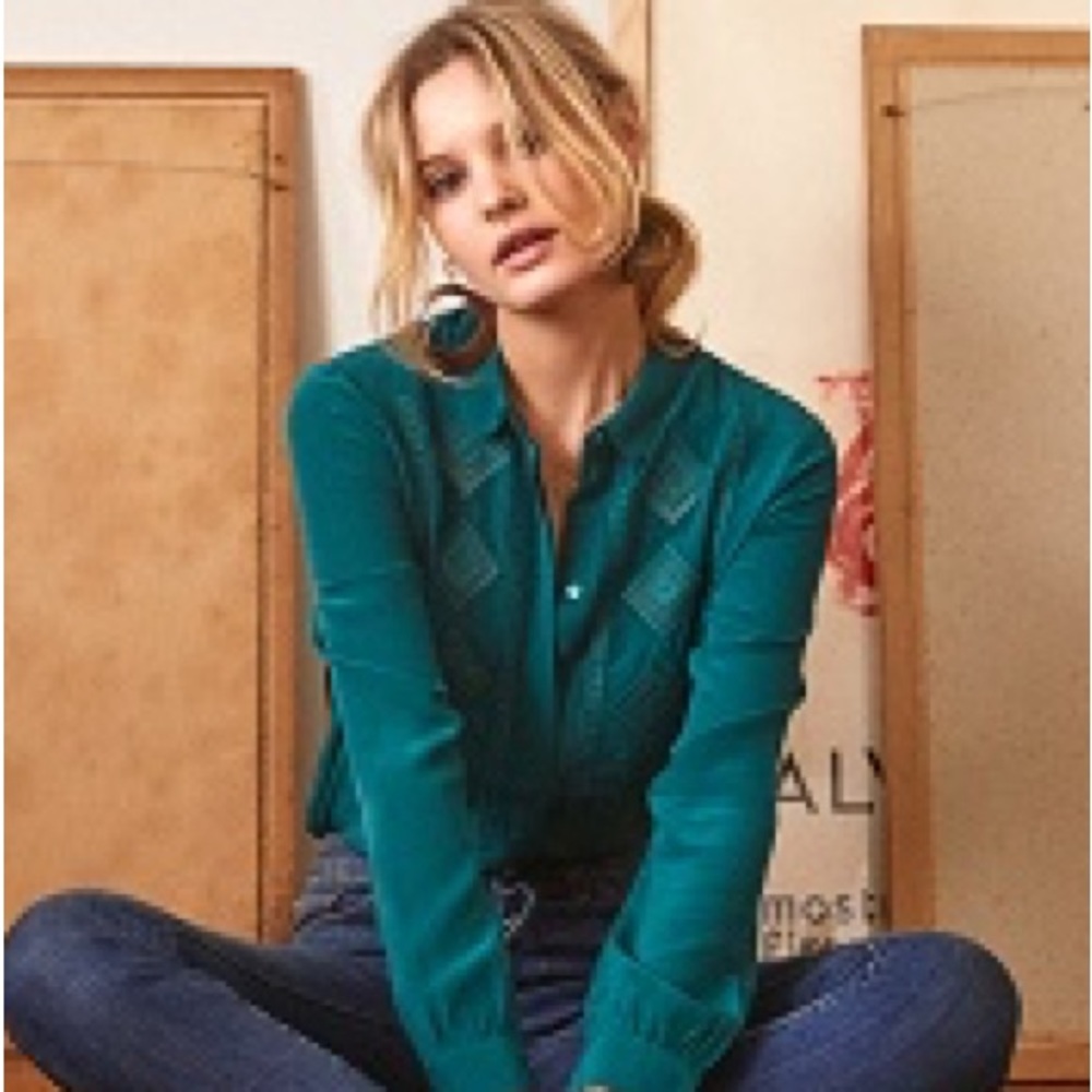 Sézane Lara Silk Shirt